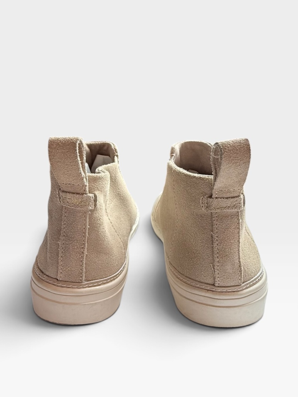 Toms Bryce Suede Slip on Booties Women's Size 9 High Top Tan - Picture 2 of 14